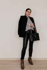 YSL Saint Laurent Loulou Shoulder Bag With OG Magnetic Box & Dust Bag (Black Gold 165)